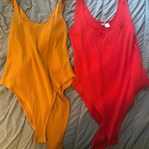 Two bodysuits